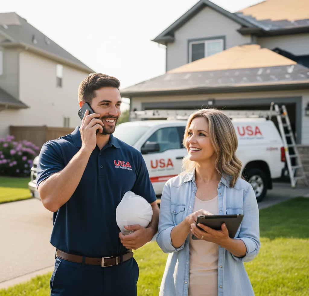 USA Roof Repair Experts customer support in Garyville